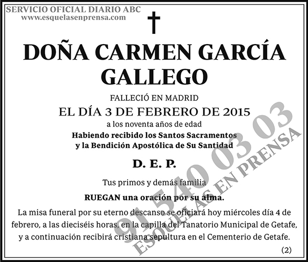 Carmen García Gallego